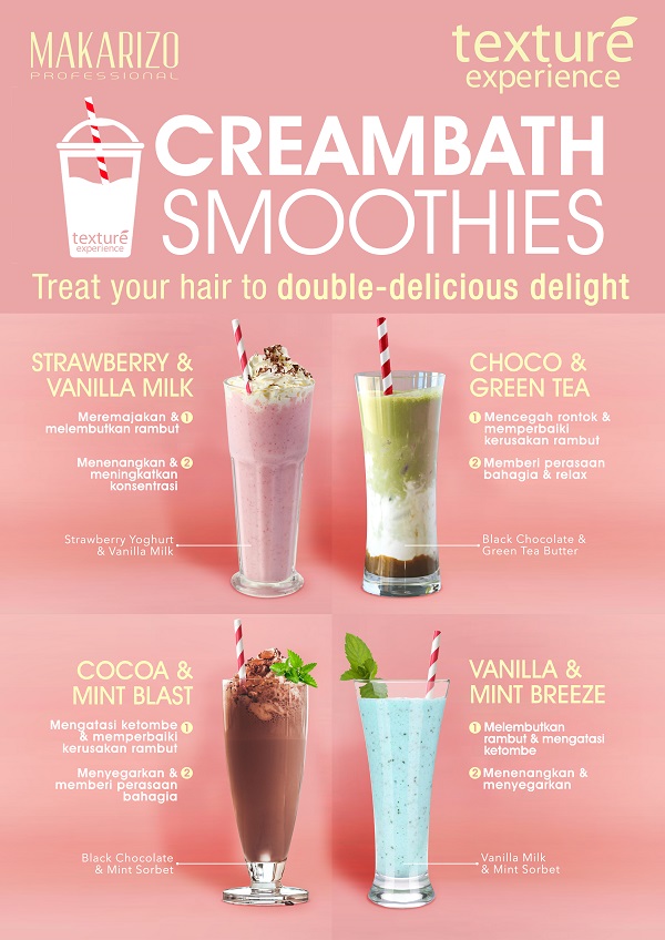 Baru! Creambath Smoothies dari Makarizo