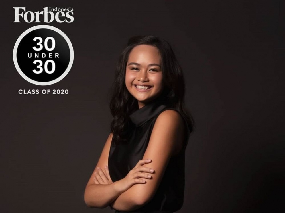 Faye Simanjuntak , cucu Menteri yang masuk dalam jajaran Forbes 30 Under 30
